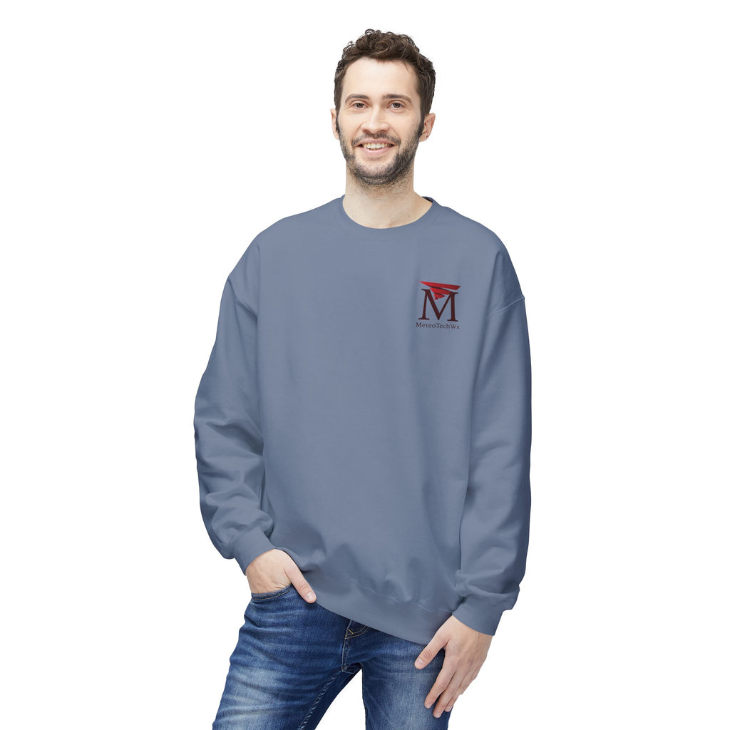 Double-Sided Classic Logo Crewneck Sweatshirt