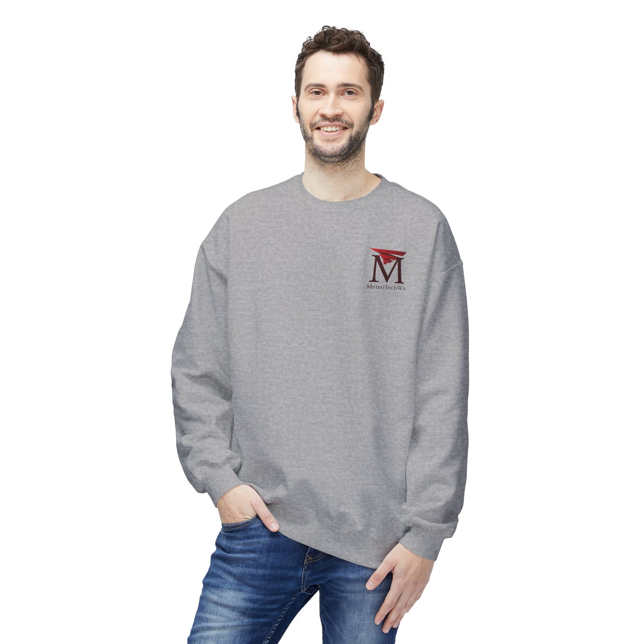 Double-Sided Classic Logo Crewneck Sweatshirt
