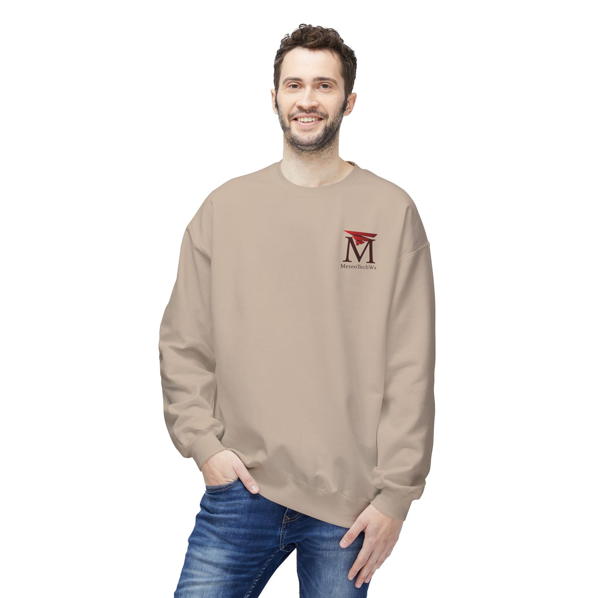 Double-Sided Classic Logo Crewneck Sweatshirt